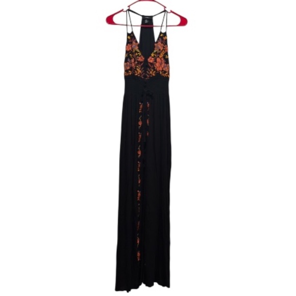 🖤 Forever 21 Floral Strappy Maxi Dress – Size Small - Picture 1 of 4